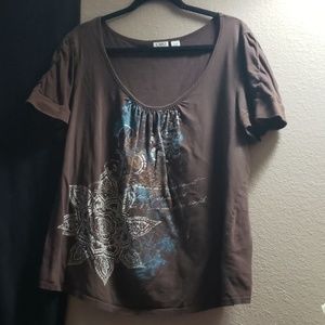 Cato woman brown t-shirt